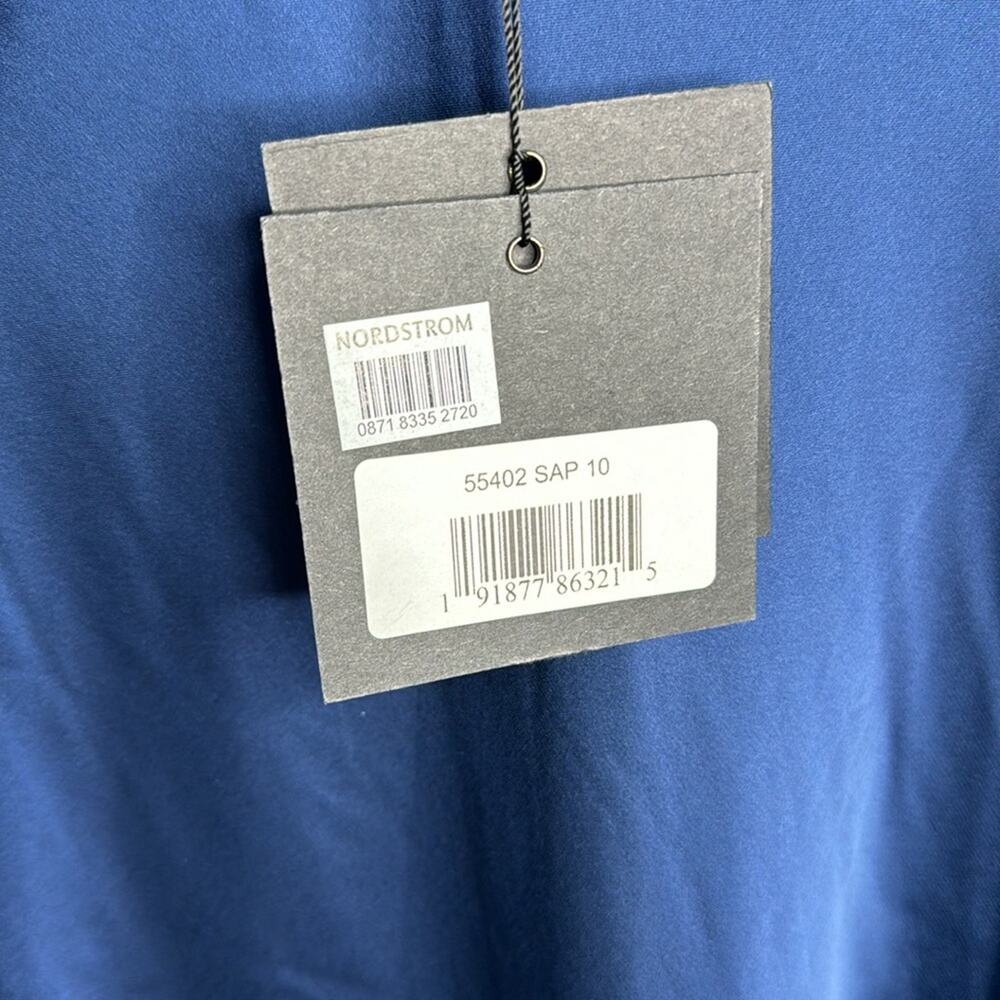 NWT IEENA for MAC DUGGAL Blue Flutter Sleeve V-Ne… - image 6